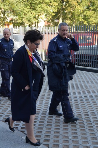 Tuchola: Minister Piotrowska zajrzała na komendę - ZDJĘCIA