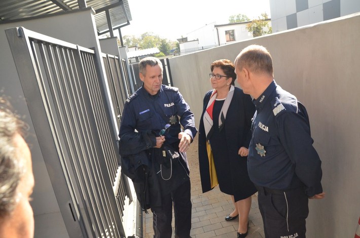 Tuchola: Minister Piotrowska zajrzała na komendę - ZDJĘCIA