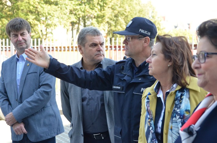 Tuchola: Minister Piotrowska zajrzała na komendę - ZDJĘCIA