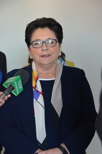 Tuchola: Minister Piotrowska zajrzała na komendę - ZDJĘCIA