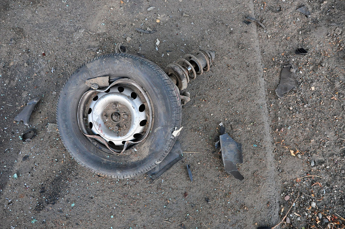 Zderzenie samochodów w Kęsowie. Dwie osoby w szpitalu - ZDJĘCIA