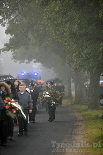Pogrzeb strażaka - ZDJĘCIA