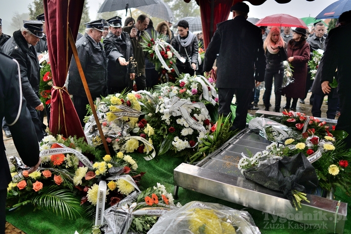 Pogrzeb strażaka - ZDJĘCIA