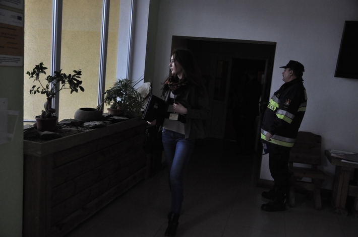 Tuchola: Ewakuacja starostwa - ZDJĘCIA