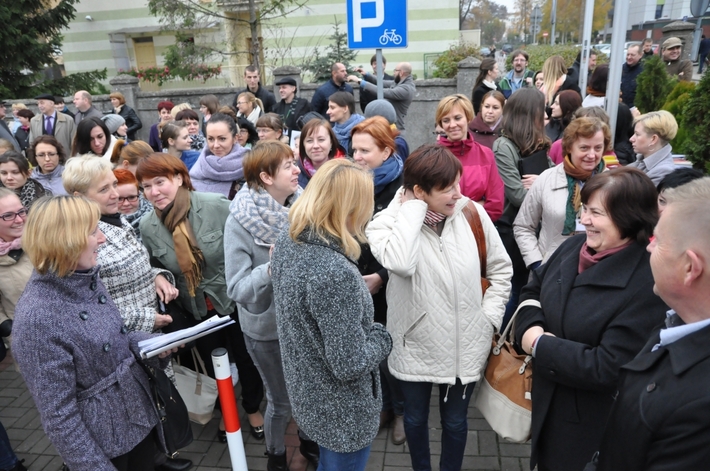 Tuchola: Ewakuacja starostwa - ZDJĘCIA