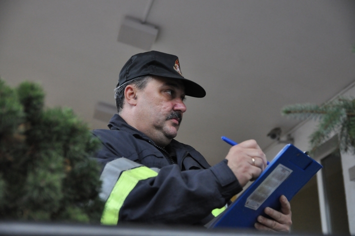 Tuchola: Ewakuacja starostwa - ZDJĘCIA