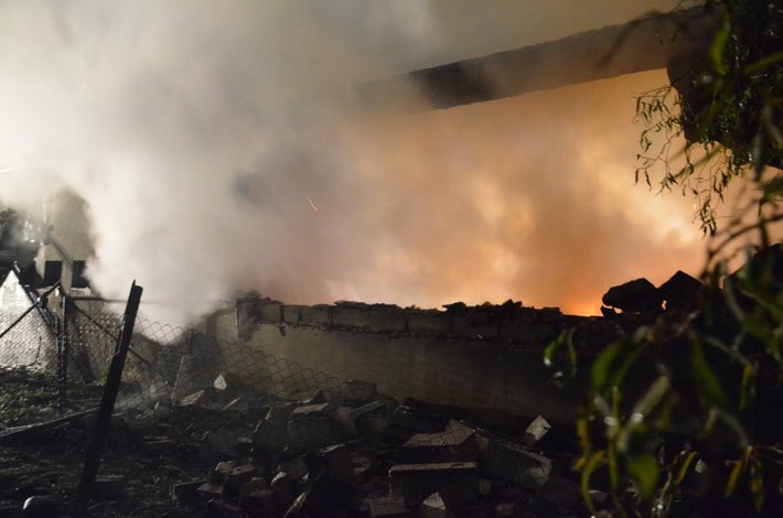 Gmina Kęsowo: Pożar w Obrowie - ZDJĘCIA