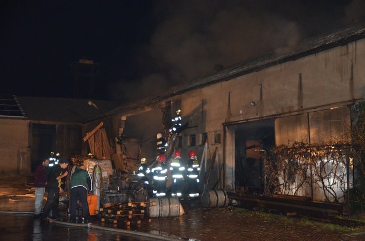 Gmina Kęsowo: Pożar w Obrowie - ZDJĘCIA