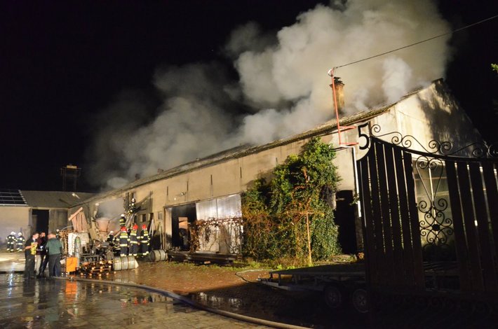 Gmina Kęsowo: Pożar w Obrowie - ZDJĘCIA