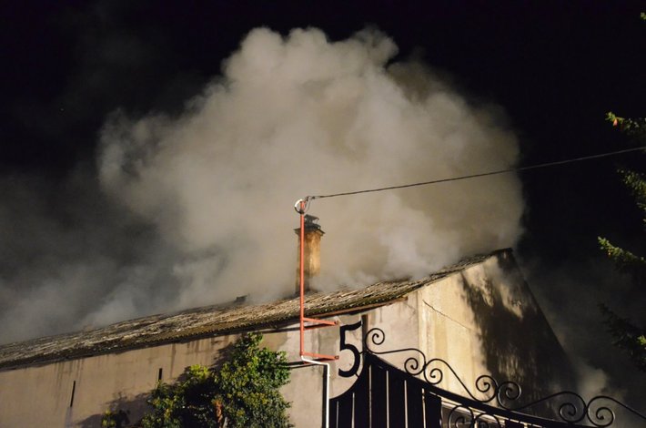 Gmina Kęsowo: Pożar w Obrowie - ZDJĘCIA