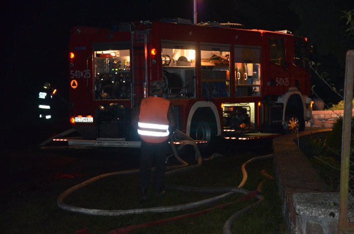 Gmina Kęsowo: Pożar w Obrowie - ZDJĘCIA