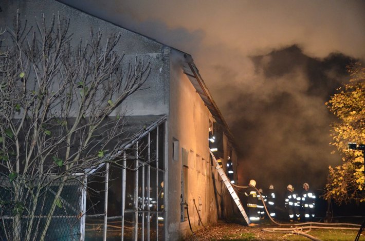 Gmina Kęsowo: Pożar w Obrowie - ZDJĘCIA