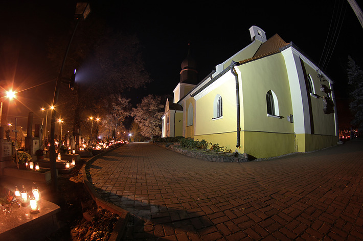 Cmentarze nocą - Tuchola, Rudzki Most, Gostycyn, Jeleńcz - ZDJĘCIA