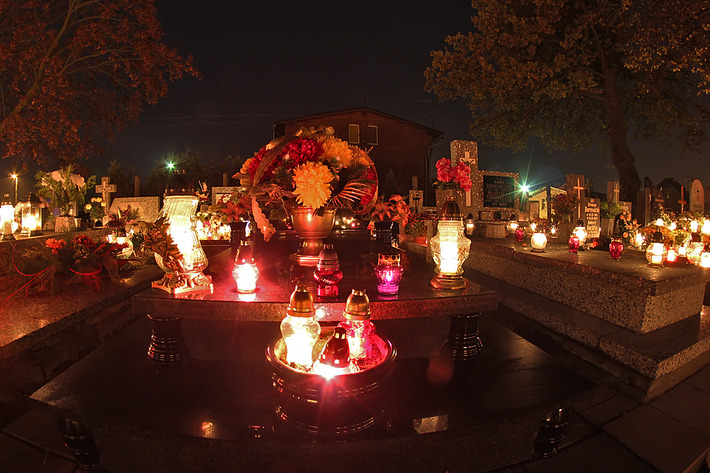 Cmentarze nocą - Tuchola, Rudzki Most, Gostycyn, Jeleńcz - ZDJĘCIA