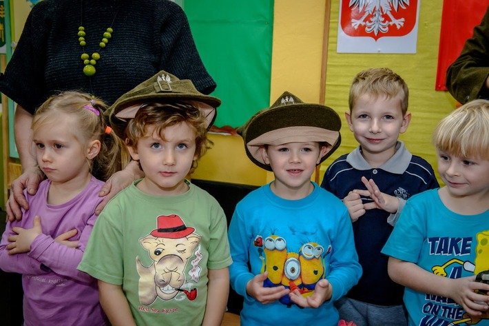 Gmina Cekcyn: Partyzanci w przedszkolu - ZDJĘCIA