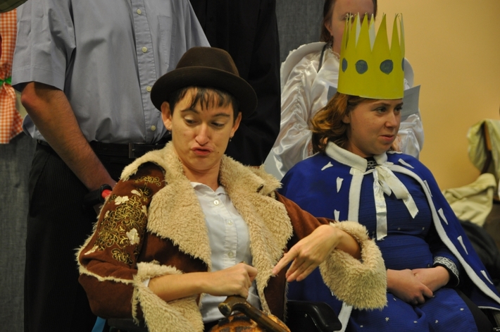 Tuchola: Gwiazdor odwiedził niepełnosprawnych - ZDJĘCIA