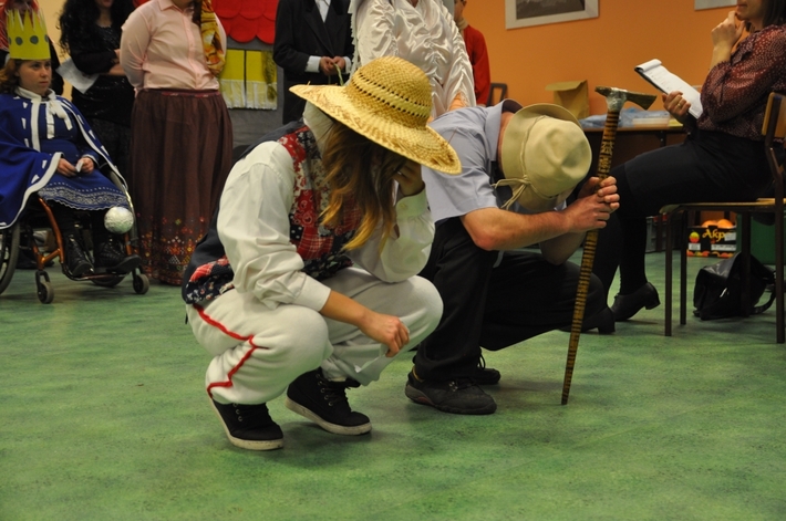 Tuchola: Gwiazdor odwiedził niepełnosprawnych - ZDJĘCIA