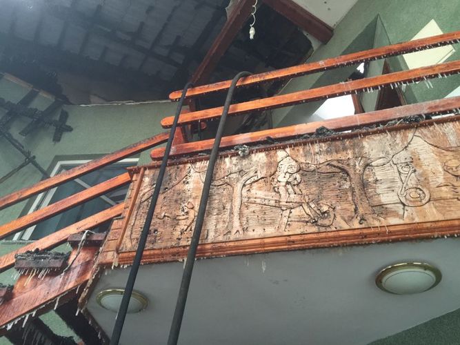 Gmina Tuchola: Pożar w tartaku w Legbądzie - ZDJĘCIA