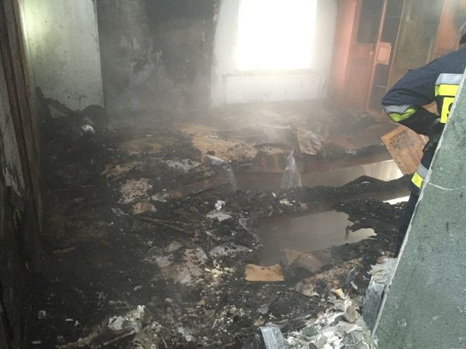 Gmina Tuchola: Pożar w tartaku w Legbądzie - ZDJĘCIA