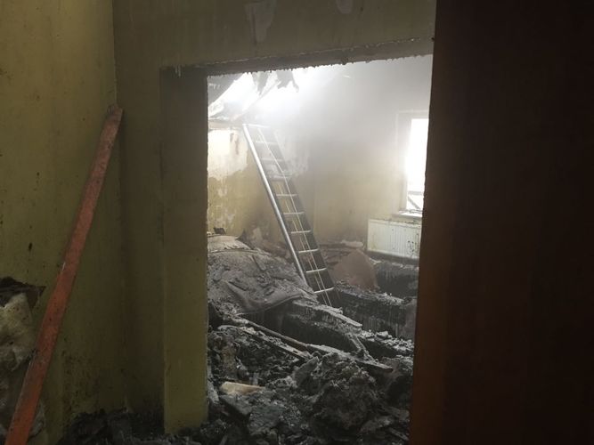 Gmina Tuchola: Pożar w tartaku w Legbądzie - ZDJĘCIA