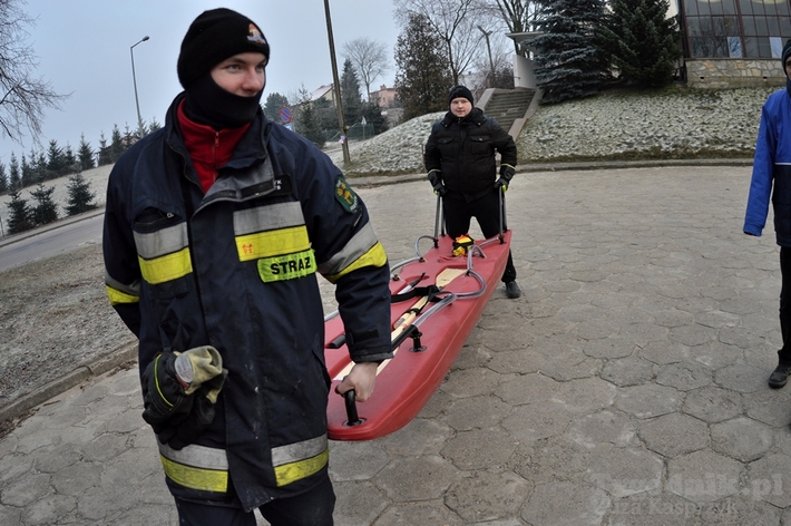 Cekcyn: Ćwiczenia z ratownictwa lodowego - FILM i ZDJĘCIA