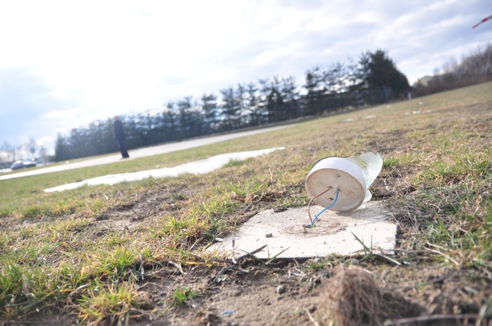 Tuchola: Demolka na lądowisku dla helikopterów ratunkowych - ZDJĘCIA