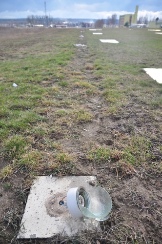 Tuchola: Demolka na lądowisku dla helikopterów ratunkowych - ZDJĘCIA