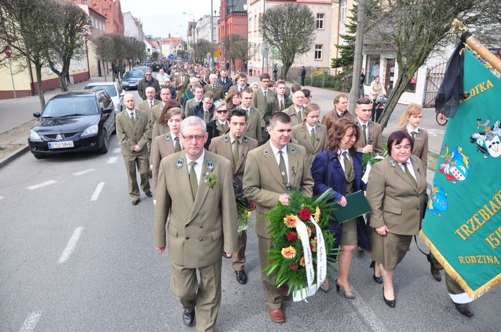Tuchola: Pogrzeb Piotra Grzywacza - ZDJĘCIA