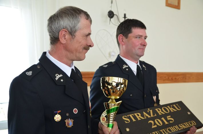 Powiat tucholski: Straż i Strażak roku 2015 - ZDJĘCIA
