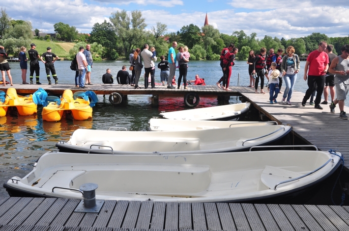 Cekcyn: Wojewódzkie ćwiczenia ratownictwa wodnego - ZDJĘCIA