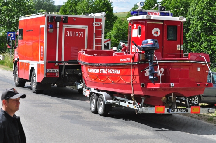 Cekcyn: Wojewódzkie ćwiczenia ratownictwa wodnego - ZDJĘCIA