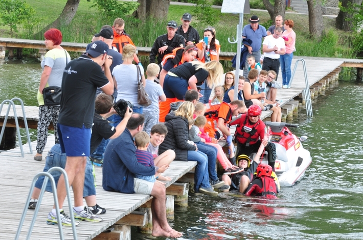 Cekcyn: Wojewódzkie ćwiczenia ratownictwa wodnego - ZDJĘCIA