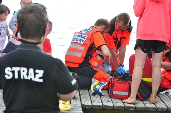 Cekcyn: Wojewódzkie ćwiczenia ratownictwa wodnego - ZDJĘCIA