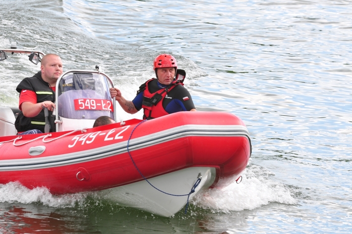 Cekcyn: Wojewódzkie ćwiczenia ratownictwa wodnego - ZDJĘCIA