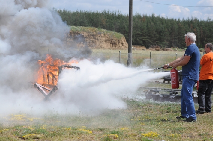 Gmina Tuchola: Strażacy ćwiczyli w Sla Wi - GALERIA ZDJĘĆ