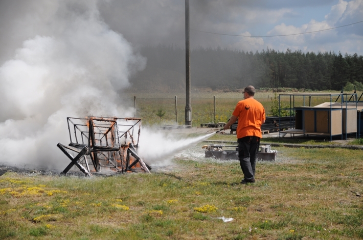 Gmina Tuchola: Strażacy ćwiczyli w Sla Wi - GALERIA ZDJĘĆ