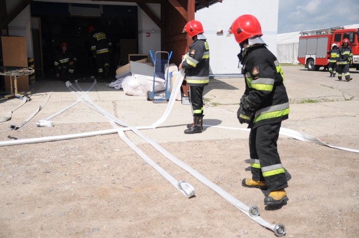 Gmina Tuchola: Strażacy ćwiczyli w Sla Wi - GALERIA ZDJĘĆ