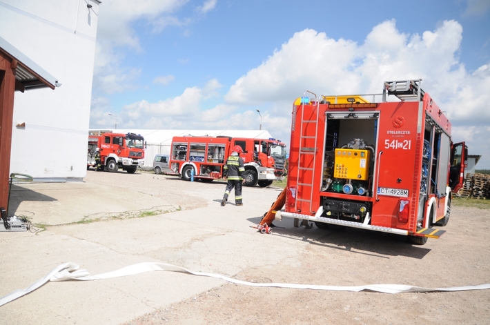 Gmina Tuchola: Strażacy ćwiczyli w Sla Wi - GALERIA ZDJĘĆ