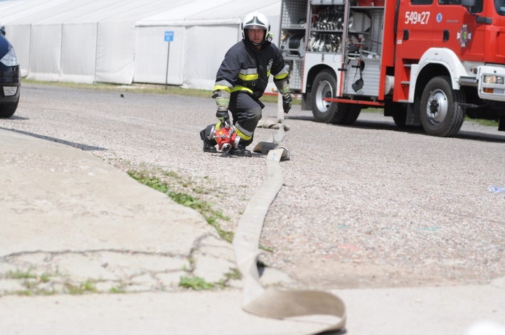 Gmina Tuchola: Strażacy ćwiczyli w Sla Wi - GALERIA ZDJĘĆ