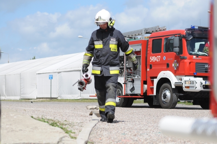 Gmina Tuchola: Strażacy ćwiczyli w Sla Wi - GALERIA ZDJĘĆ