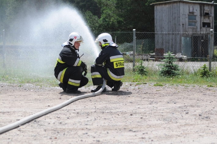 Gmina Tuchola: Strażacy ćwiczyli w Sla Wi - GALERIA ZDJĘĆ