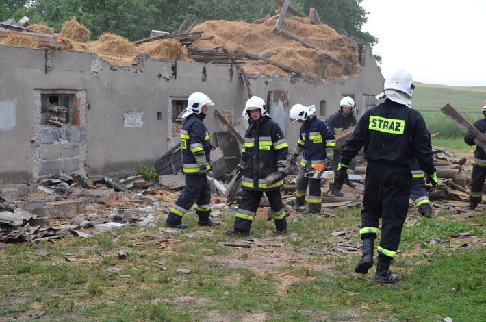 Trąba powietrzna przeszła w gminie Gostycyn?! - ZDJĘCIA