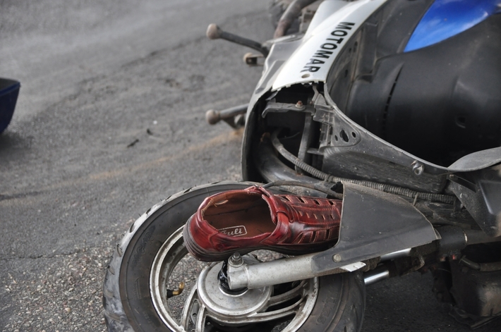 Wypadek na trasie z Tucholi do Raciąża - ZDJĘCIA