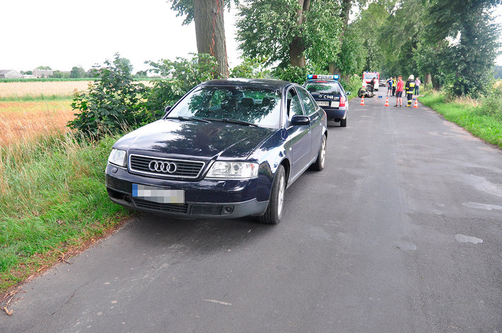 Wypadek na trasie z Tucholi do Raciąża - ZDJĘCIA