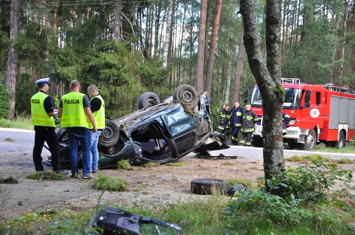 Tuchola - Śliwice: Potworny wypadek na napoleonce ZDJĘCIA