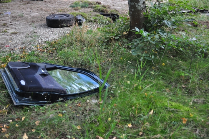 Tuchola - Śliwice: Potworny wypadek na napoleonce ZDJĘCIA