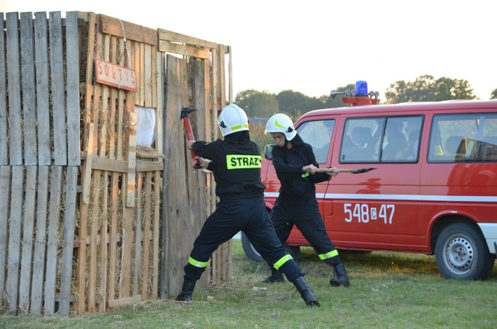 Kiełpin: Palił się sołtysa dom - ZDJĘCIA