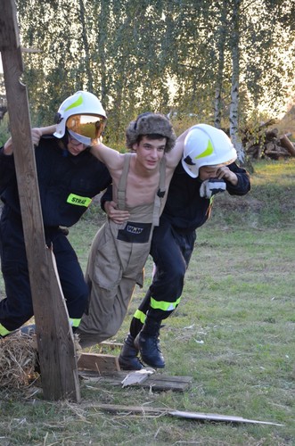 Kiełpin: Palił się sołtysa dom - ZDJĘCIA