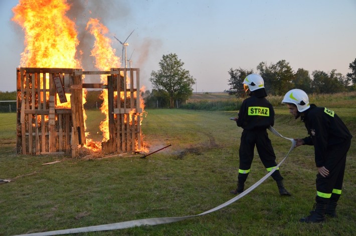Kiełpin: Palił się sołtysa dom - ZDJĘCIA