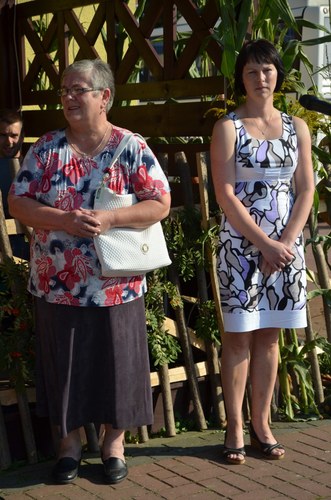 Wielka Klonia: Wójt i starostowie częstowali chlebem - ZDJĘCIA